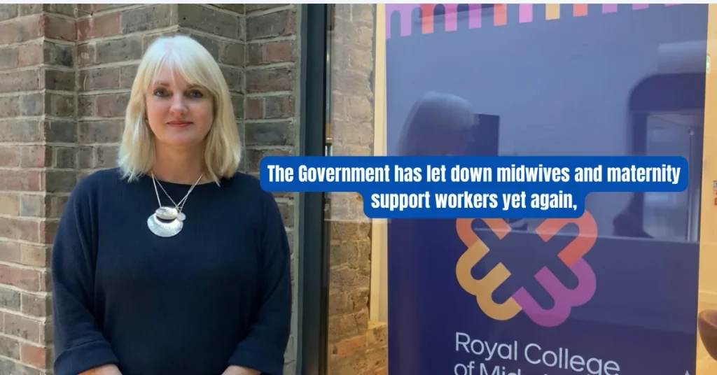 Gill Walton, Royal College of Midwives says the Government has let down midwives and maternity support workers yet again